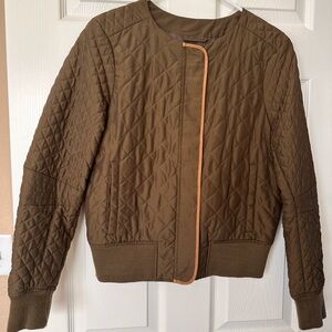 Olive Quilted Women's Jacket